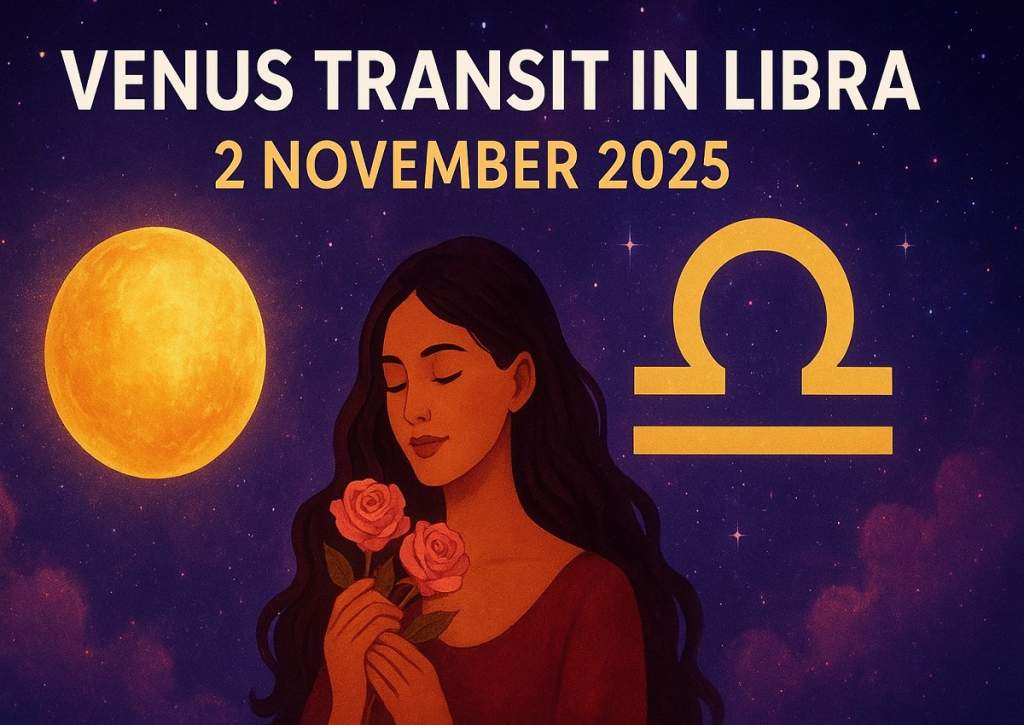 Venus Transit in Libra – November 2, 2025: Balance, Beauty & Relationship Harmony Unfolds!