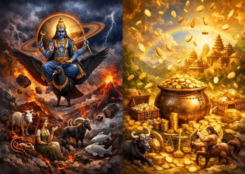 शनि गोचर 2026: इन 5 राशियों पर टूटेगा मुसीबत का पहाड़ या होगी धन-वर्षा? – एक विस्तृत ज्योतिषीय विश्लेषण