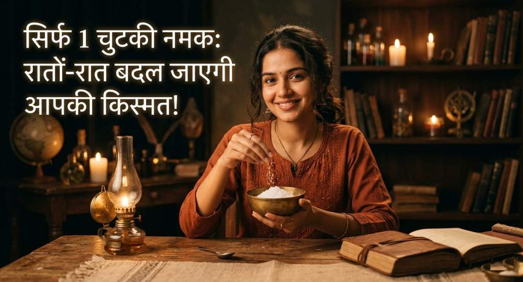 सिर्फ 1 चुटकी नमक: रातों-रात बदल जाएगी आपकी किस्मत!