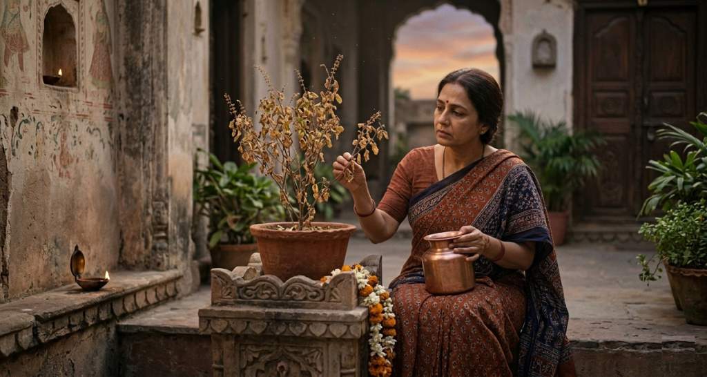 The Spiritual and Practical Meaning of a Drying Tulsi Plant: A Complete Guide