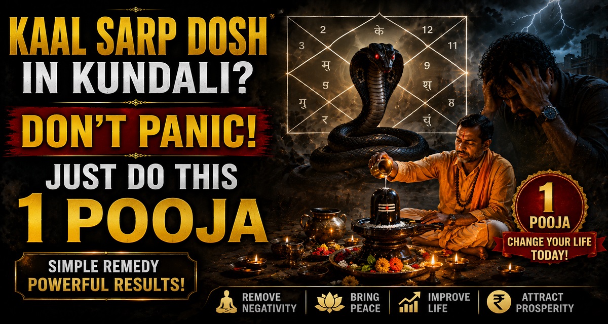 Kaal Sarp Dosh in Kundali? Don’t Panic! Just Do This 1 Pooja