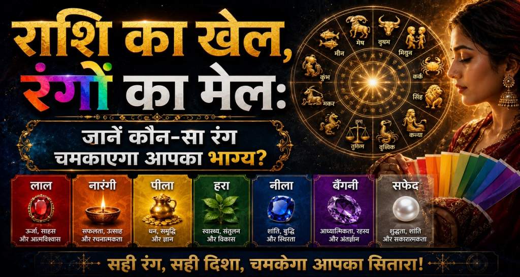 राशि का खेल, रंगों का मेल: जानें कौन-सा रंग चमकाएगा आपका भाग्य?